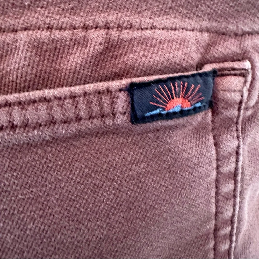 Faherty stretch Terry 5 pockets pants jeans fall burgundy slim straight Size 38